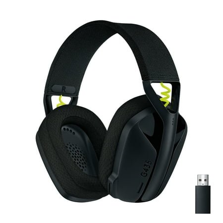 Logitech G Gaming Wireless Headset G435 18h Battery Black