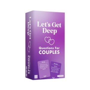 Let’s Get Deep by Relatable - Intimacy Card Game with 200 Questions, Perfect for Date Nights, Gifts for Bride to Be
