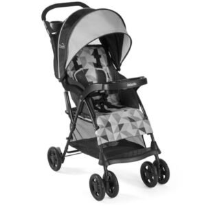 Kolcraft Cloud Sport Lightweight Stroller for Toddlers and Babies, Gray/Black