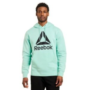 Reebok Men's and Big Men's Big Logo Fleece Hoodie Sweatshirt, Sizes XS-5XL
