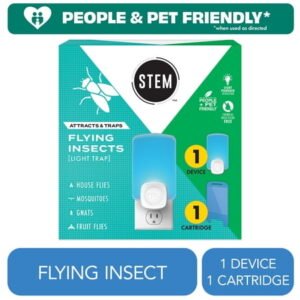 STEM Blue Light Trap Starter Kit, Pet Friendly and Chemical Free, Flying Insect Trap
