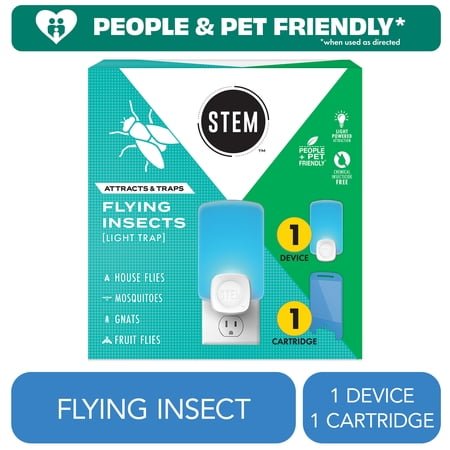 STEM Blue Light Trap Starter Kit, Pet Friendly and Chemical Free, Flying Insect Trap