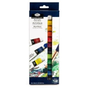Royal & Langnickel Essentials 12ml 12 Colors Acrylic Artist Paint 12 Pack