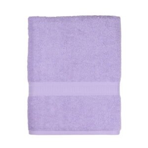 Mainstays Basic Bath Sheet,Soft 100% Cotton and Highly Absorbent Bath Sheet, Purple