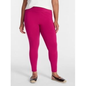 Terra & Sky Women's Plus High Waist Full Length Leggings, Sizes 0X-5X