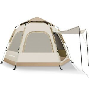 SUNOYAR 4-6 Person Tent for Camping, Camping Tent with Carry Bag, Instant Tent for Outdoor/Hiking/Traveling