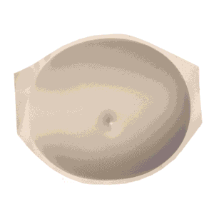 BIMEI Fake Pregnant Belly Sponge Velcro Closure Breathable Lightweight Adjustable Costume for Woman Include Belly Support Band, Beige, S (1-5 months)
