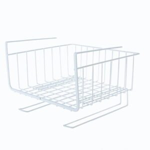 Dengmore Kitchen Storage Bin Under Shelf Wire Rack Cabinet Basket Organizer Holder Stand for Bathroom