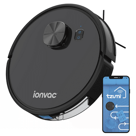 Ionvac OptiMax LiDAR Robotic Vacuum Cleaner with Wi-Fi & App Control — Smart Mapping, 360° Navigation, HEPA Filter, Auto-Dock for Carpet, Hardwood & Tile