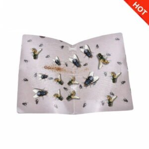 Bouanq Dual-Sided Yellow Sticky Traps 6 x 8 inch- Sticky Traps for Fungus Gnat, Flies, Aphids, Leaf Miners, Whiteflies, Thrips and Other Flying Insect