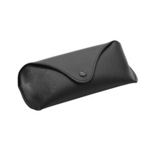Durable Leather Eye Glasses Sunglasses Shell Hard Case Protector Box Pouch Bag