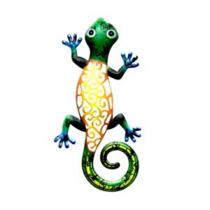 Dengmore Garden House Lizard Art Outdoor Garden Backyard Metal Animal Decoration Gift for Home Decor