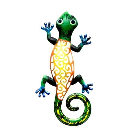Dengmore Garden House Lizard Art Outdoor Garden Backyard Metal Animal Decoration Gift for Home Decor