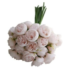 XMMSWDLA Graduation Party Decorations Tea Rose Bouquet Simulation, Artificial Flowers Wedding Celebrations Holding Flowers Home Decoration Sunshine Party Decorations
