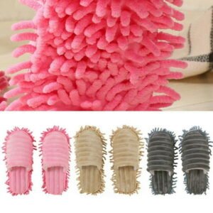Bouanq Home & Table Linens Lazy Mop Slippers Walking Cleaning Dust Warm Durable Polishing Floor 1 Pair Usful Tools on Clearance