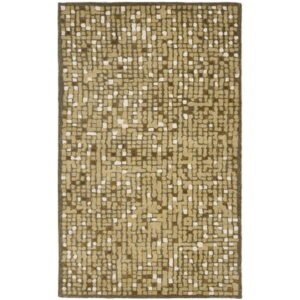 SAFAVIEH Martha Stewart Mosaic Dotted Area Rug, Oolong Tea Green, 5' x 8'