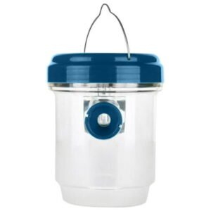 Dengmore Wasp Trap Solar LED Bee Trap Insect Trap Drosophila Trap Solar Charging for Home