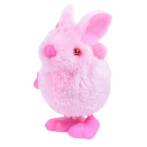 Black Fridy 2022! Chmadoxn Plushies Toy Set Pluh Bunny Toys Infant Child Stuffed Toys Hopping Wind Up Easter Gift Cute Kawaii Plush Gifts for Children Kids Friends