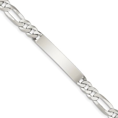 Sterling Silver ID Bracelet - 18.8 Grams - 7.5 Inch - Measures 8mm Wide