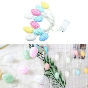 Kiplyki Easter Decorations Lights,Easter Eggs LED String Lights Battery Operated