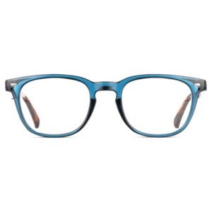 M Readers Innovation Daybreak Crystal Blue +3.00 Reading Glasses with Case