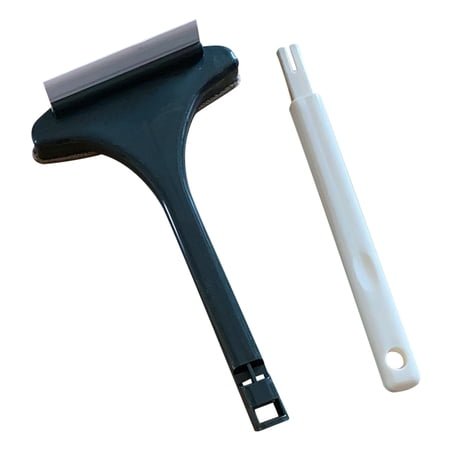 Fridja NO Dismantling And Washing Screen Window Brush 2-in-1 Glass Scraper Household Cleaning Window Screen Wiper Sand Net Removal Window Cleaning Brush