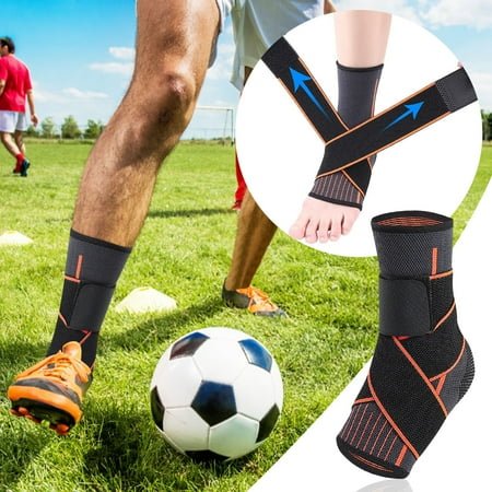 Fridja Ankle Support,Adjustable Ankle Brace Breathable Nylon Material Super Elastic and Comfortable for Sports