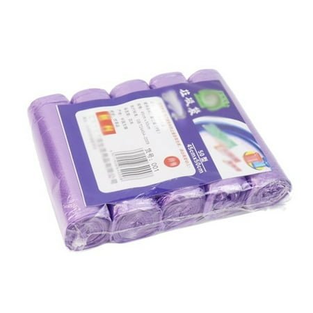 Summer Clearance 2023! YOHOME Disposable Small Trash Bags, Portable PE Rubbish Bags, Wastebasket Bags Small Garbage Bags for Office, Kitchen Bedroom Waste 5 Rolls/100 Counts
