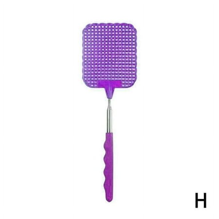 Retractable Plastic Fly Swatter Stainless Steel Lever F1Y1