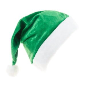 Techinal Cute Winter Green Christmas Hats Holiday Xmas Cap Santa Claus Xmas Headgear Gift