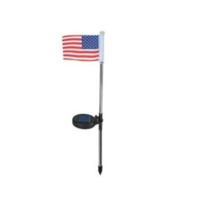 Dengmore Solar American Flag Light Yard Lawn Light Home Garden Courtyard Decor