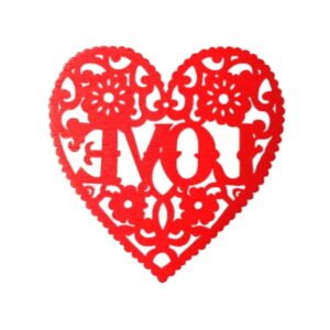 Bouanq Valentines Day Decor 10pcs Valentines Day Decoration Heart-shaped Mask Souvenir Tree Hanging Ornament Valentines Day Gifts for Girlfriend Mom Wife