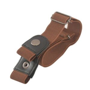Lilgiuy Buckle-free Elastic Women Men Invisible Belt for Jeans No Bulge Hassle