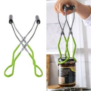 Fridja 1pcs Canning Jar Lifter Tongs Stainless Steel Jar Lifter With Grip Handle