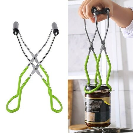 Fridja 1pcs Canning Jar Lifter Tongs Stainless Steel Jar Lifter With Grip Handle