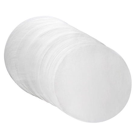 OUNONA 350pcs Round Parchment Paper for Baking Cookies Cake and Pizza 5.5 Inch White Silicone Paper