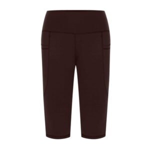 Patlollav Pants for Womens,Women's Knee Length Leggings High Waisted Yoga Workout Exercise Capris with Pockets