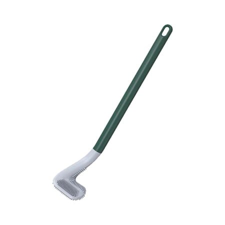 Kiplyki Golf Toilet Brush Wall-mounted Soft Plastic Toilet Brush Without Dead Ends