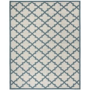 SAFAVIEH Martha Stewart MSR2552B Ivory / Light Blue Rug