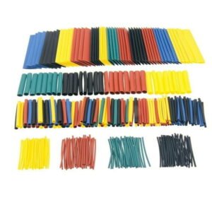 HEMOTON 328pcs Heat Shrink Tubing Tube Sleeving Wrap Cables Wires Set (Mixed Color)