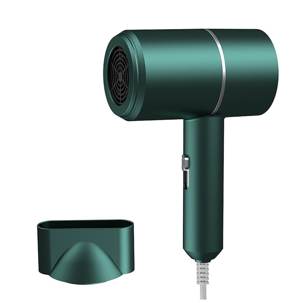 Hair Dryer, Negative Ionic Blow Dryer for Fast Drying, High-Speed Low Noise Thermo-Control Hairdryer with Magnetic Nozzle, for Home, Travel