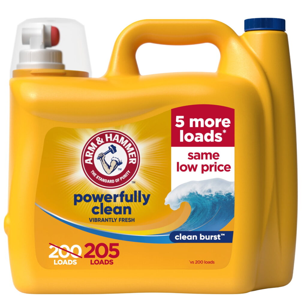 ARM & HAMMER Laundry Detergent Liquid, Clean Burst, 205 fl oz, 205 Loads