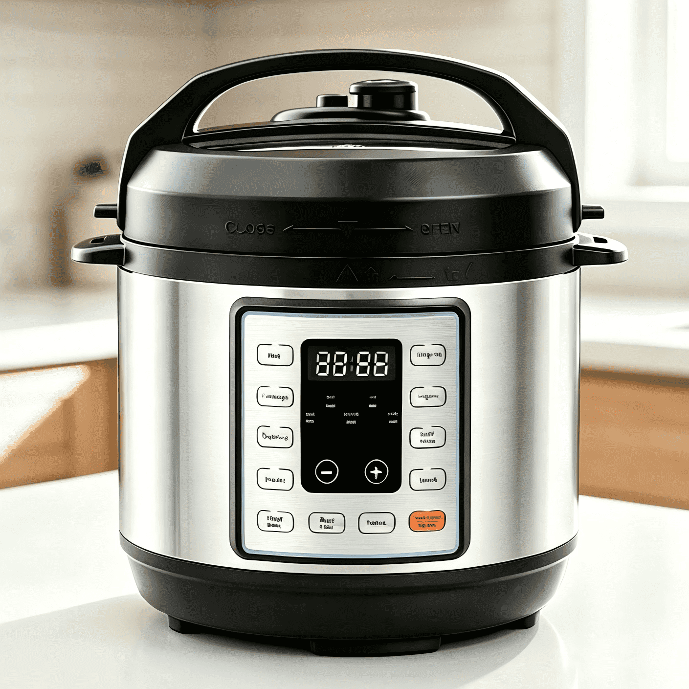 Atilioo 3QT Electric Pressure Cooker, 10-in-1 Multi Cooker, Stainless Steel Non-Stick Pot, Slow Cook, Yogurt Maker, Rice Cooker, Saute Steamer with Recipe, Silver