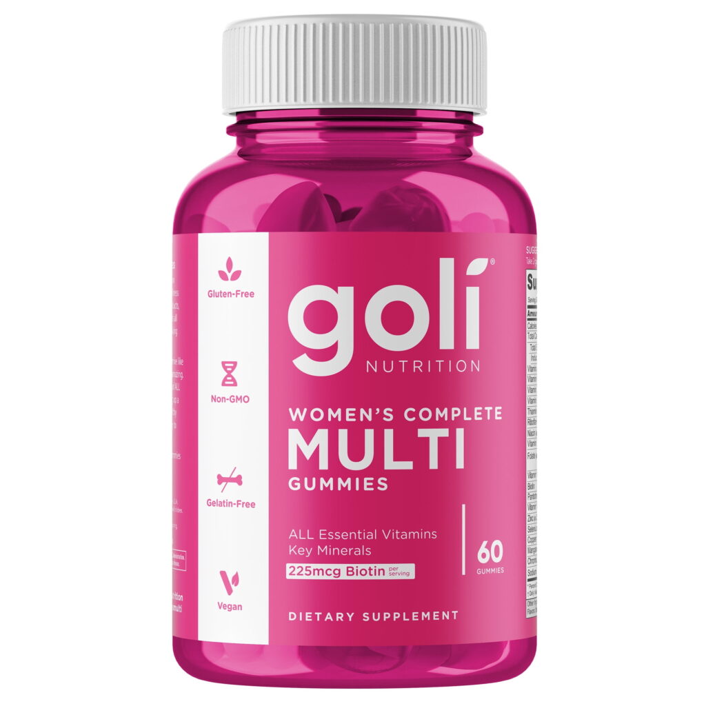 Goli Women's Complete Multivitamin Vegan Gummies, 60 Count