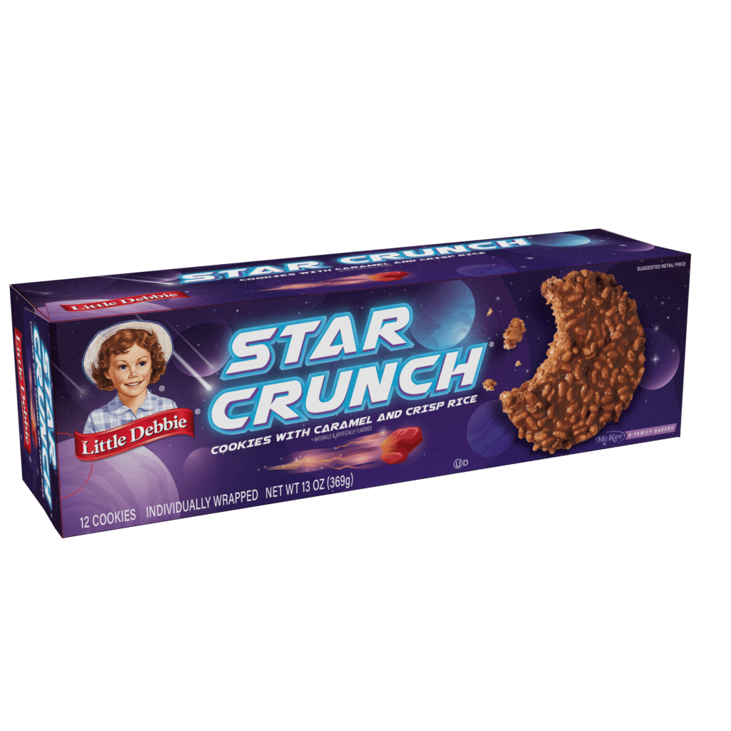Little Debbie Star Crunch Cosmic Snacks, 13 oz (12 count)