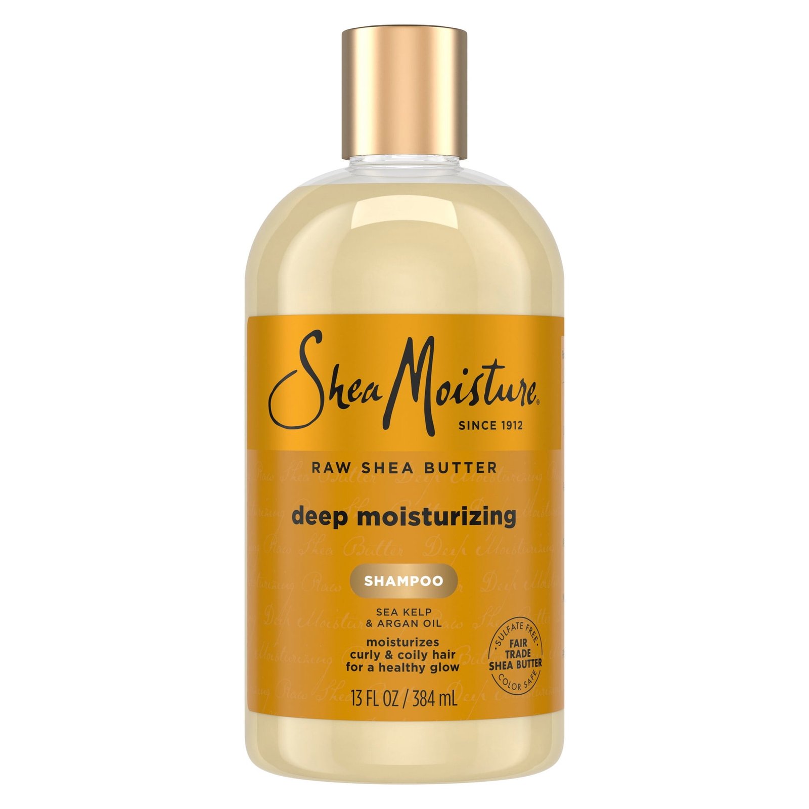 SheaMoisture Raw Shea Butter Deep Moisturizing Shampoo for Dry, Damaged or Transitioning Hair Raw Shea Butter with Argan Oil for a Healthy Glow ,13 Fl oz