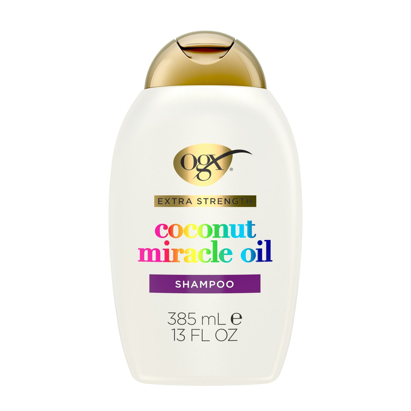 OGX Extra Strength Damage Remedy + Coconut Miracle Oil Shampoo for Dry & Frizzy Hair, 13 fl oz