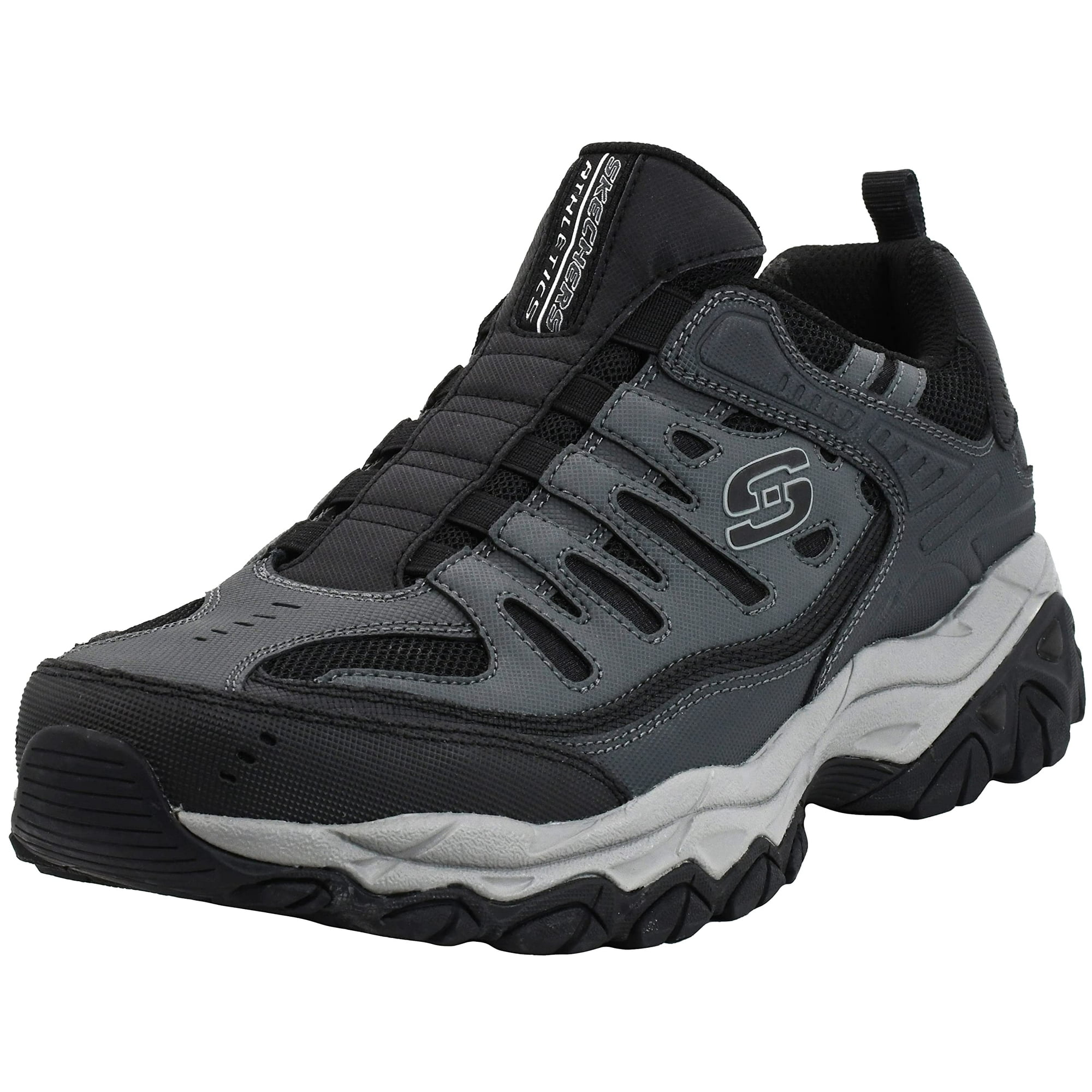 Skechers Afterburn Wonted Memory Fit Mens Slip on Shoes, Sporty Trainer Sneakers