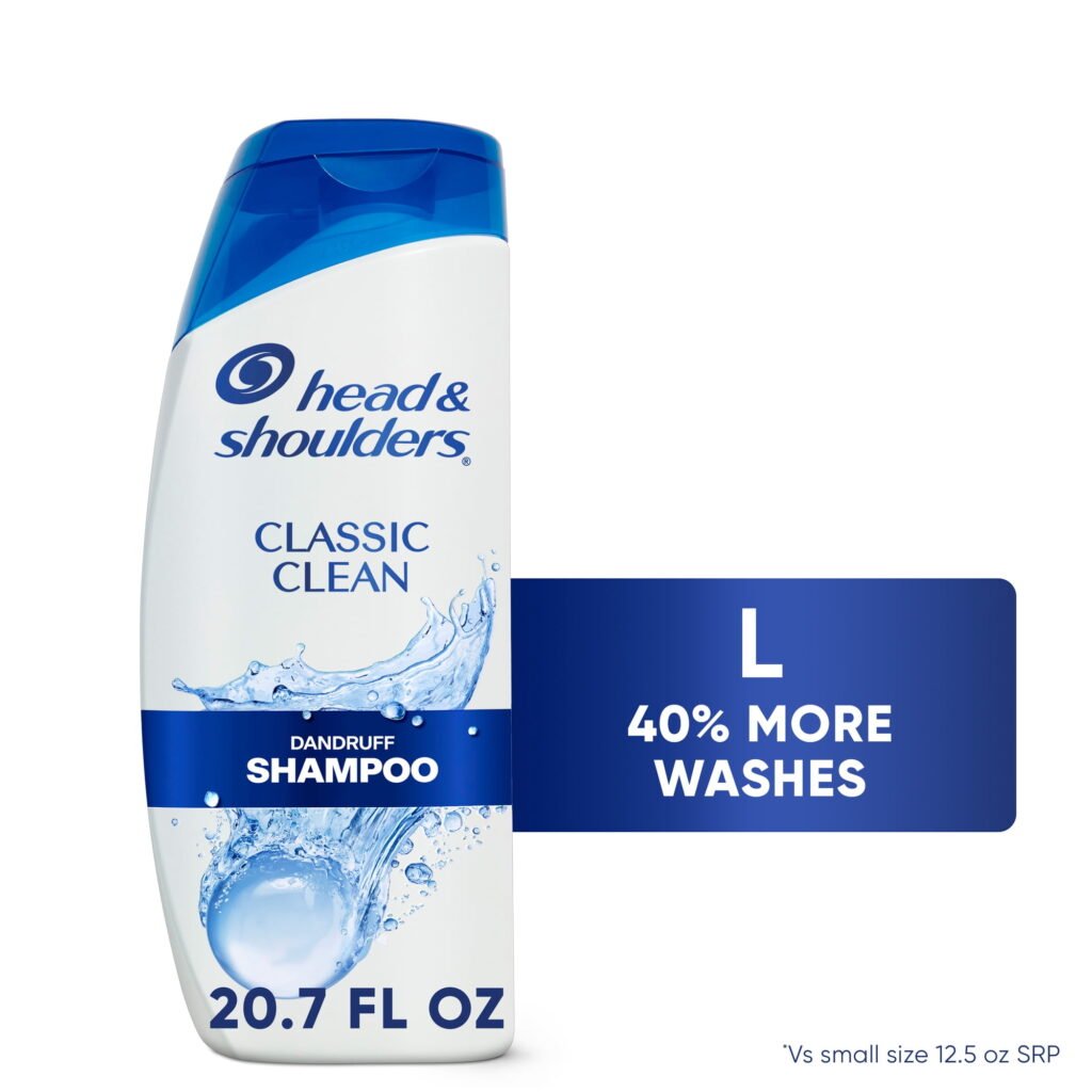Head and Shoulders Dandruff Shampoo, Classic Clean, Light Fresh Scent, 20.7 fl oz