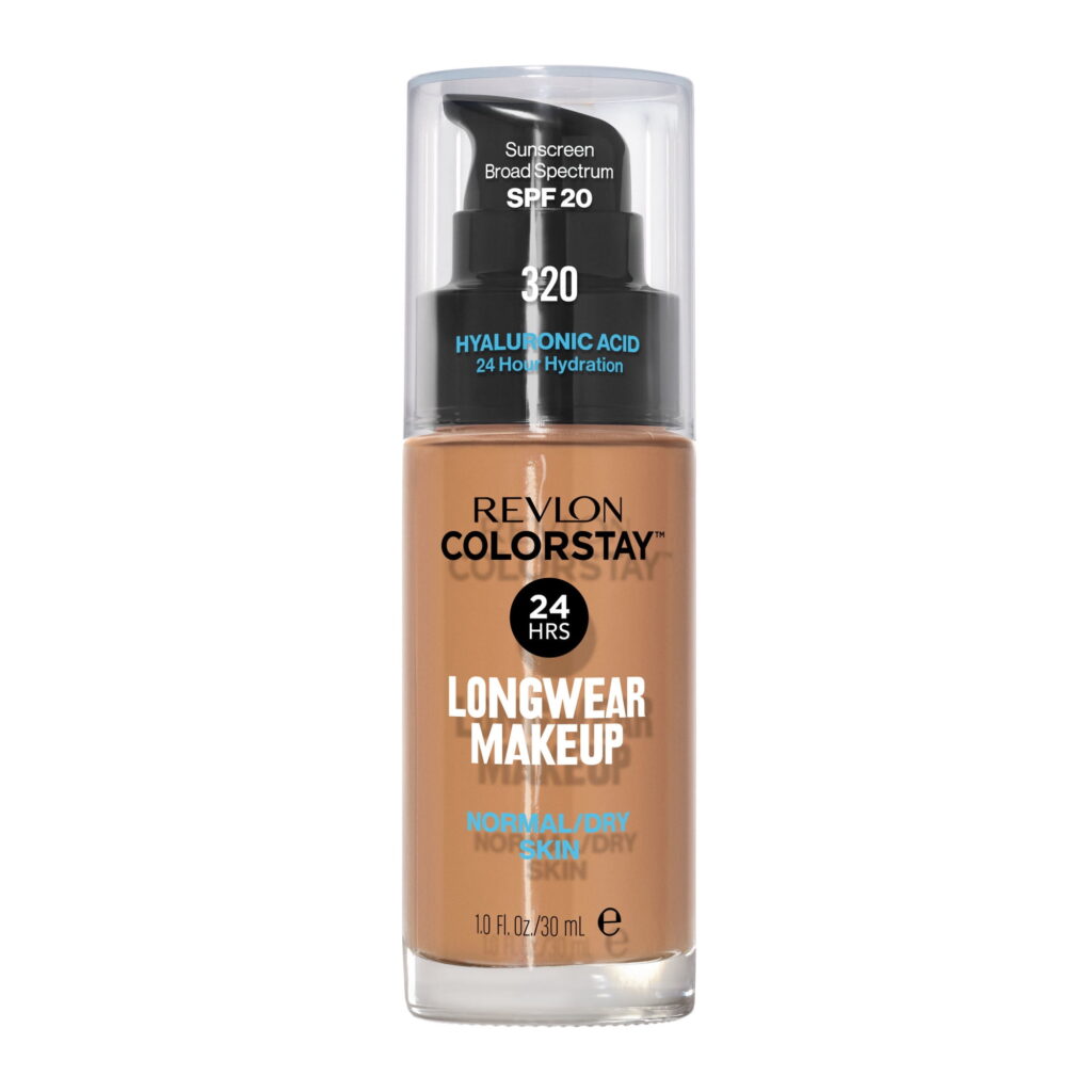 Revlon ColorStay Liquid Foundation Makeup, Normal/Dry Skin, SPF 20, 320 True Beige, 1 fl oz